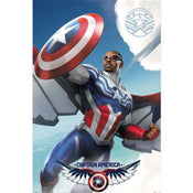 Poster Marvel Captain America Flying 61x91 5cm PP2404917 | Yourdecoration.it
