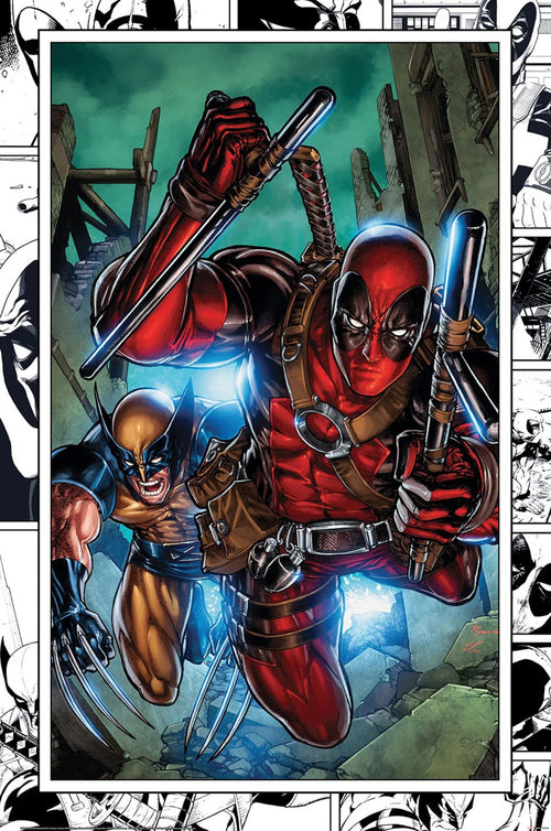 Poster Marvel Comics Wolverine and Deadpool 61x91 5cm PP2400604 | Yourdecoration.it