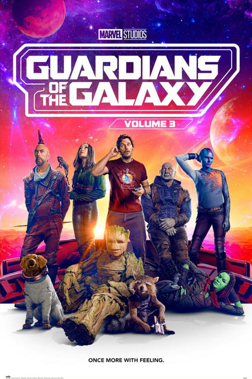 Poster Marvel Guardians Of The Galaxy Vol 3 Once More With Feeling 61x91 5cm Grupo Erik GPE5783 | Yourdecoration.it