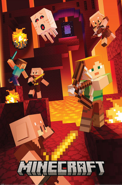 Poster Minecraft Cinematic Piglins 61x91 5cm PP2512255 | Yourdecoration.it