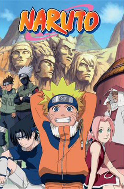 Poster Naruto Mountains 61x91 5cm PP2511254 | Yourdecoration.it