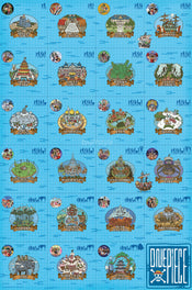 Poster One Piece Log Itinerary 61x91 5cm GBYDCOA006 | Yourdecoration.it