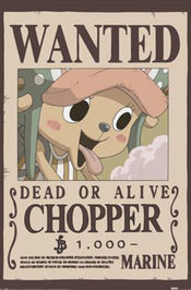 Poster One Piece Wanted Chopper 61x91 5cm PP2510041 | Yourdecoration.it