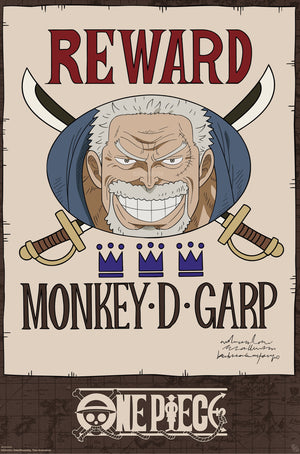Poster One Piece Wanted Garp Cross Guild 61x91 5cm GBYDCOA008 | Yourdecoration.it