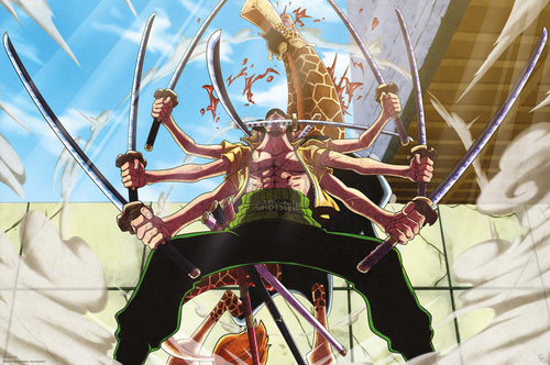 Poster One Piece Zoro Vs Kaku 91 5x61cm GBYDCOA035 | Yourdecoration.it