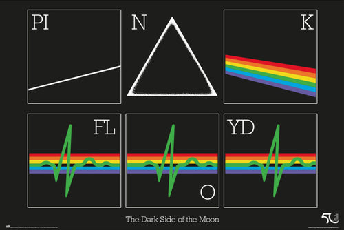 Poster Pink Floyd The Dark Side Of The Moon 61x91 5cm Grupo Erik GPE5781 | Yourdecoration.it