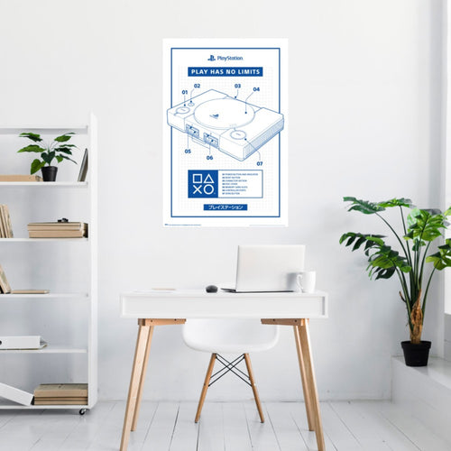 Poster Playstation 2 61x91 5cm GPE6092 Atmosfera | Yourdecoration.it