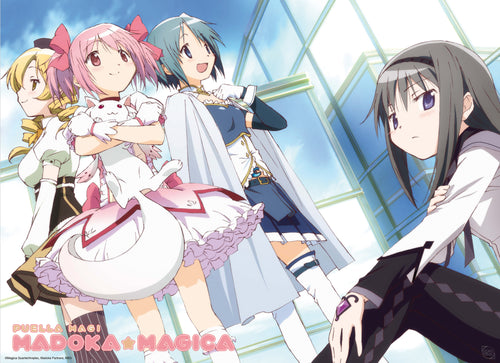Poster Puella Magi Madoka Magica Madoka And Group 52x38cm Abystyle GBYDCO275 | Yourdecoration.it