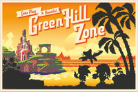 Poster Sonic The Hedgehog Come Plat At Beautiful Green Hill Zone 91 5x61cm Grupo Erik GPE5808 | Yourdecoration.it