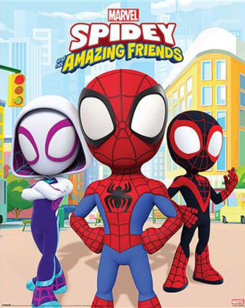 Poster Spidey And his Amazing Friends Power Of 3 40x50cm Pyramid MPP50802 | Yourdecoration.it