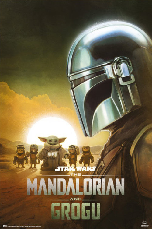 Poster Star Wars The Mandalorian And Grogu Din Djarin 61x91 5cm GPE5950 | Yourdecoration.it