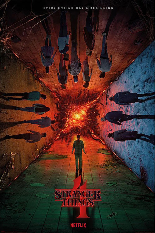 Poster Stranger Things 4 Every Ending Has A Beginning 61x91 5cm Pyramid PP34749 | Yourdecoration.it