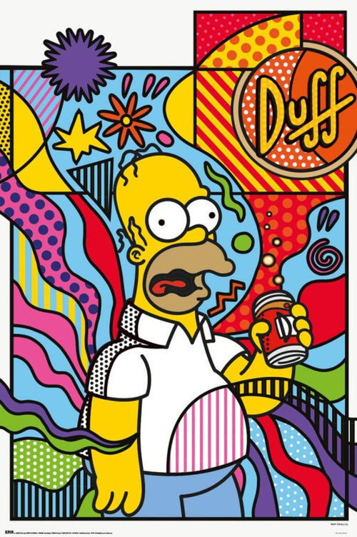 Poster The Simpsons Donut Worry 61x91 5cm GPE6043 | Yourdecoration.it