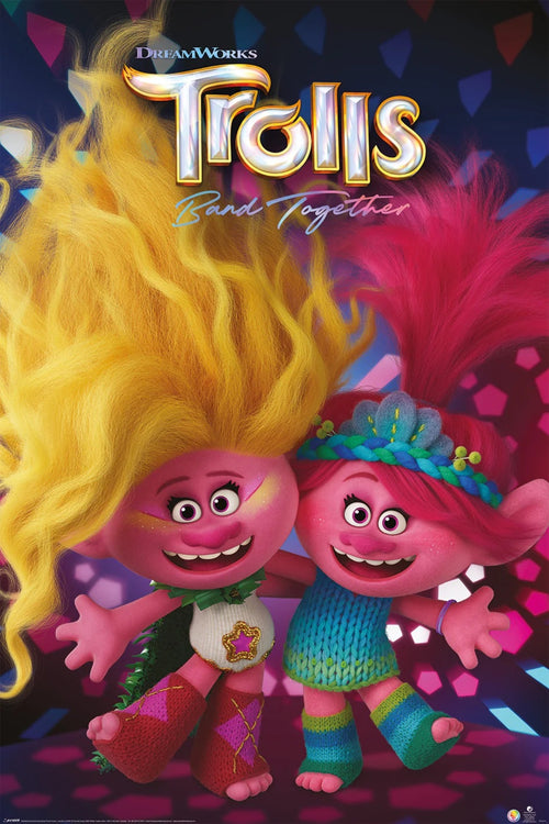 Poster Trolls Band Togehter Viva and Poppy 61x91 5cm Pyramid PP35191 | Yourdecoration.it