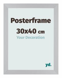 Posterframe 30x40cm Argento MDF Parma Dimensione | Yourdecoration.it