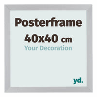 Posterframe 40x40cm Argento MDF Parma Dimensione | Yourdecoration.it