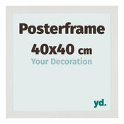 Posterframe 40x40cm Bianco Opaco MDF Parma Dimensione | Yourdecoration.it