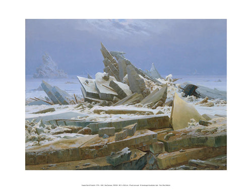 Stampa Artistica Caspar David Friedrich Das Eismeer 40x30cm CDF 101 PGM | Yourdecoration.it