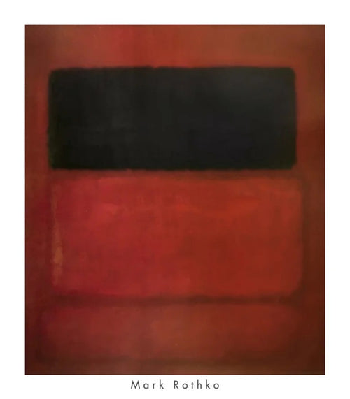 Stampa d Arte Mark Rothko Black Over Reds 1957 71x81cm MKR 890 | Yourdecoration.it
