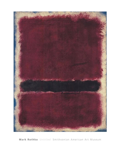 Stampa d Arte Mark Rothko Untitled 1963 66x81cm MKR 587 | Yourdecoration.it