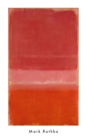 Stampa d Arte Mark Rothko Untitles Red 1956 56x89cm MKR 958 PGM | Yourdecoration.it