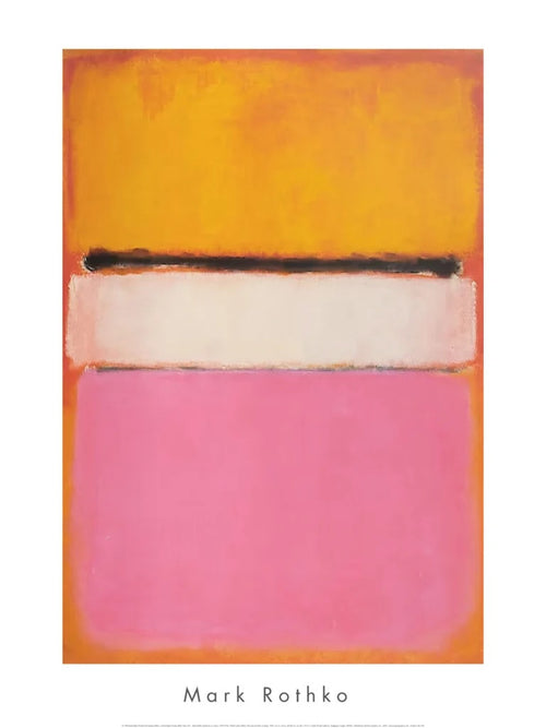 Stampa d Arte Mark Rothko White Center 1950 61x84cm MKR 955 | Yourdecoration.it