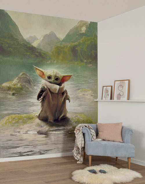 Star Wars The Mandalorian Grogu Landscape Interno Carta da Parati DX4 211 | Yourdecoration.it