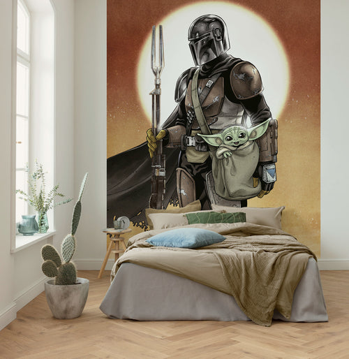 Star Wars The Mandalorian and Grogu Interno Carta da Parati DX4 184 | Yourdecoration.it