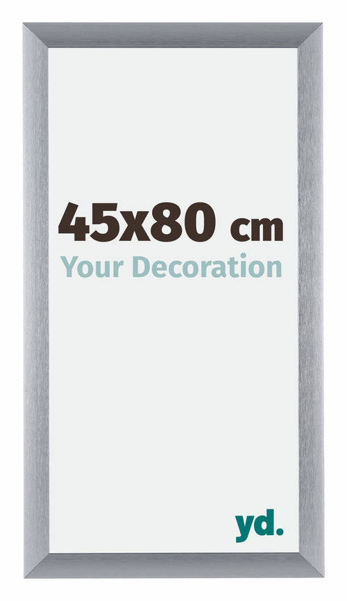Tucson Alluminio Cornice 45x80cm Argento Spazzolato Davanti Dimensione | Yourdecoration.it
