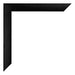 Tucson Alluminio Cornice 56x71cm Nero Spazzolato Dettaglio Angolo | Yourdecoration.it