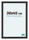 Virginia Alluminio Cornice 30x45cm Nero Davanti Dimensione | Yourdecoration.it