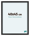 Virginia Alluminio Cornice 40x45cm Nero Davanti Dimensione | Yourdecoration.it