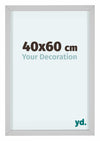 Virginia Alluminio Cornice 40x60cm Bianco Davanti Dimensione | Yourdecoration.it