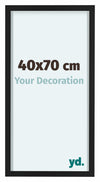 Virginia Alluminio Cornice 40x70cm Nero Davanti Dimensione | Yourdecoration.it