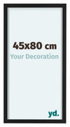 Virginia Alluminio Cornice 45x80cm Nero Davanti Dimensione | Yourdecoration.it