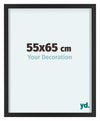 Virginia Alluminio Cornice 55x65cm Nero Davanti Dimensione | Yourdecoration.it