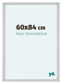 Virginia Alluminio Cornice 60x84cm Bianco Davanti Dimensione | Yourdecoration.it