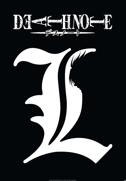 Death Note L Symbol Poster 61X91 5cm | Yourdecoration.it