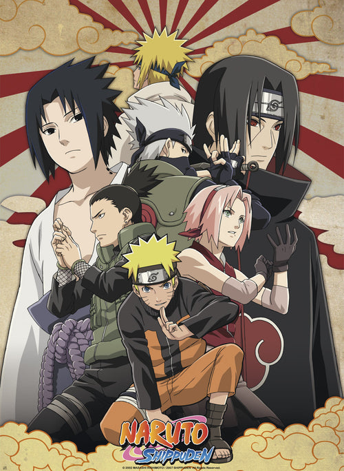 Naruto Shippuden Shippuden Group Nr 2 Poster 38X52cm | Yourdecoration.it
