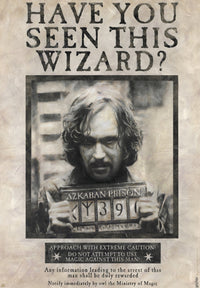Harry Potter Wanted Sirius Black Poster 61X91 5cm | Yourdecoration.it