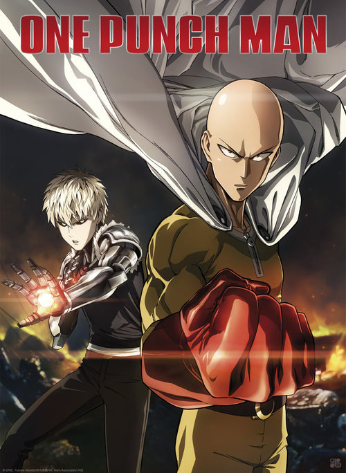 One Punch Man Saitama And Genos Poster 38X52cm | Yourdecoration.it