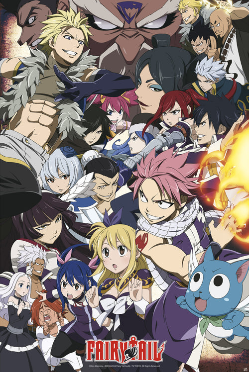 Fairy Tail Fairy Tail Vs Other Guilds Poster 61X91 5cm | Yourdecoration.it