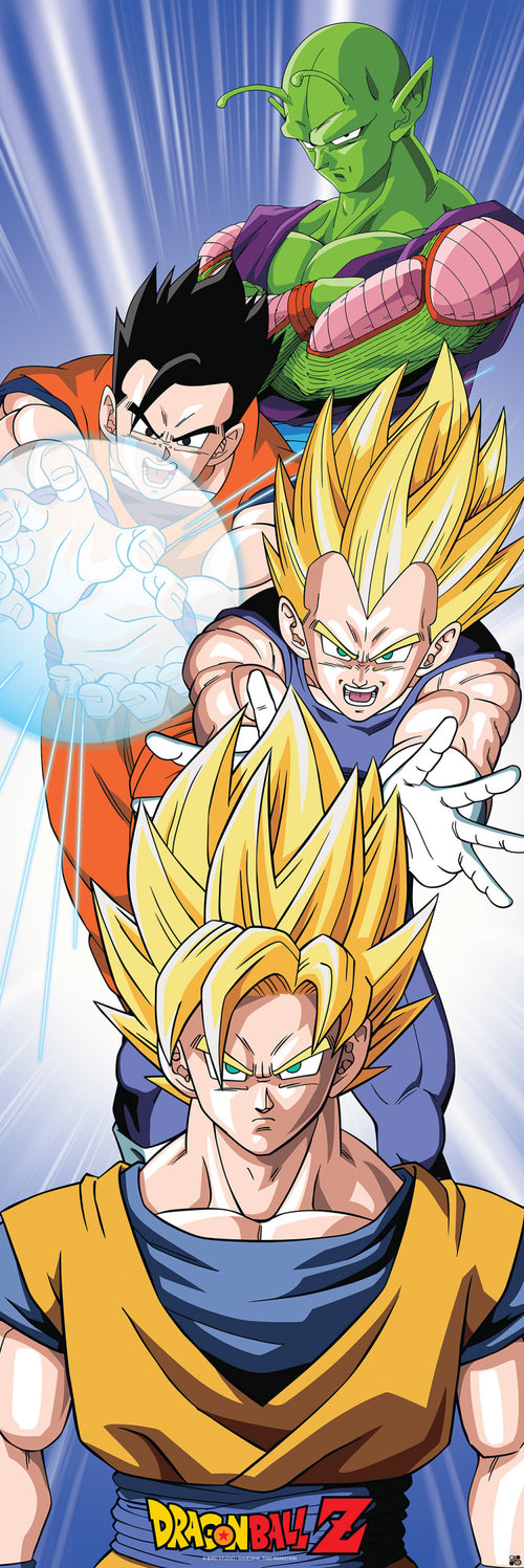 Abystyle Abydco448 Dragon Ball Saiyans Poster 53x158cm | Yourdecoration.it