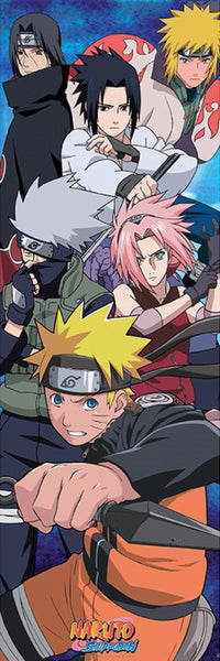 Abystyle Abydco450 Naruto Shippuden Group Poster 53x158cm | Yourdecoration.it
