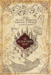 Harry Potter Maurauders Map Poster 61X91 5cm | Yourdecoration.it