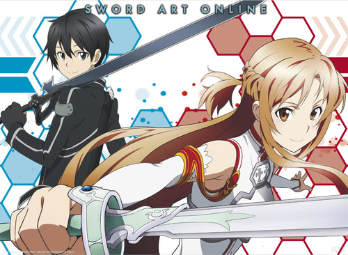 Sword Art Online Asuna And Kirito 2 Poster 52X38cm | Yourdecoration.it