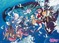 Abystyle Abydco715 Hatsune Miku And Amis Ocean Poster 52x38cm | Yourdecoration.it