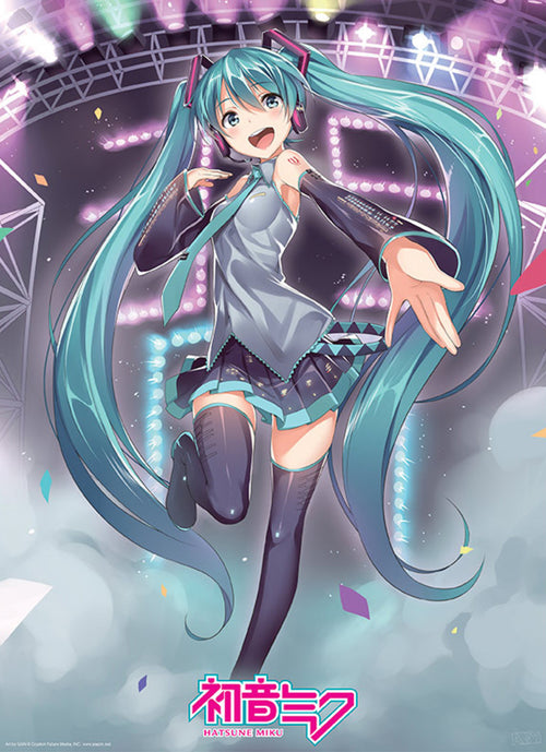 Abystyle ABYDCO717 Hatsune Miku Stage Poster 38x52cm | Yourdecoration.it