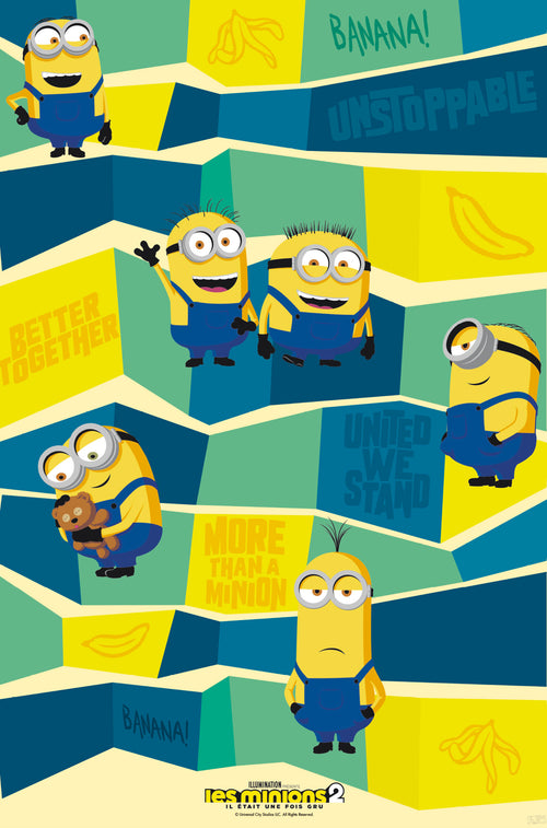 Minions Minions Everywhere Poster 61X91 5cm | Yourdecoration.it