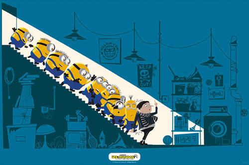 Abystyle Abydco721 Minions The Rise Of Gru Poster 91,5X61cm | Yourdecoration.it